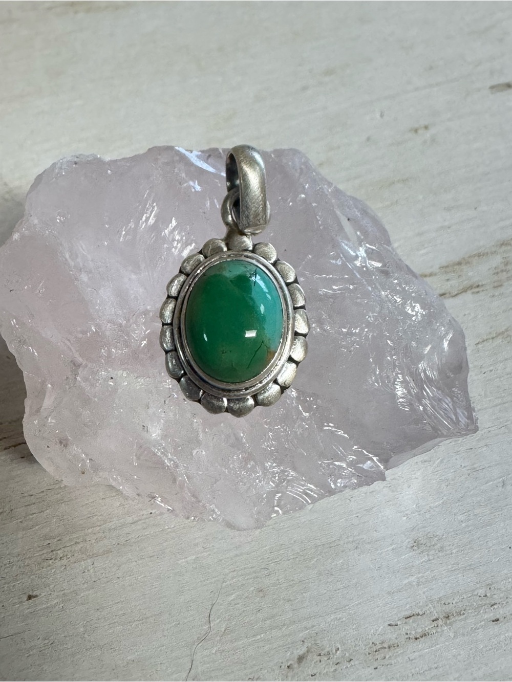 Sonoran Gold Oval Sterling Silver Pendant